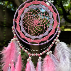 Lavender Pink Mirage Dreamcatcher