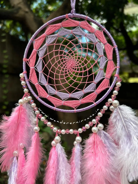 Lavender Pink Mirage Dreamcatcher