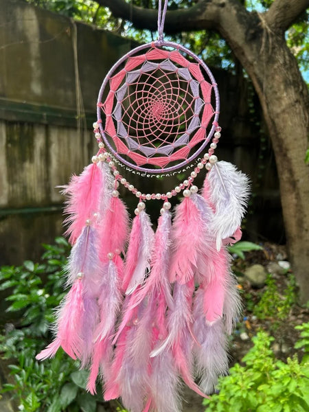 Lavender Pink Mirage Dreamcatcher