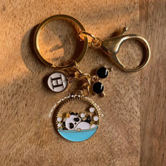 Chill Panda Keychain