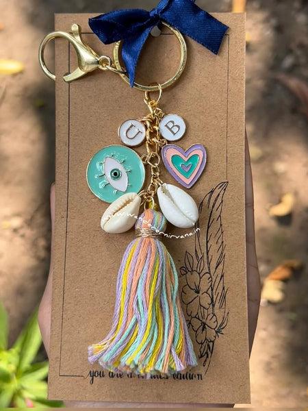 Couple Evil eye  Keychain