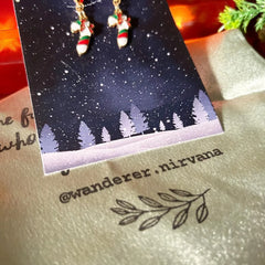 Candy Cane Earring