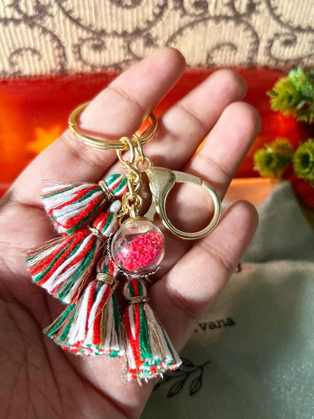 Xmas Magic Boho Keychain