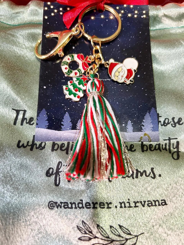 Christmas Santa Keychain