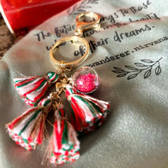 Christmas Magic Boho Keychain