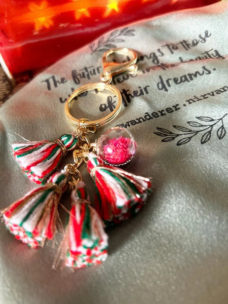 Christmas Magic Boho Keychain