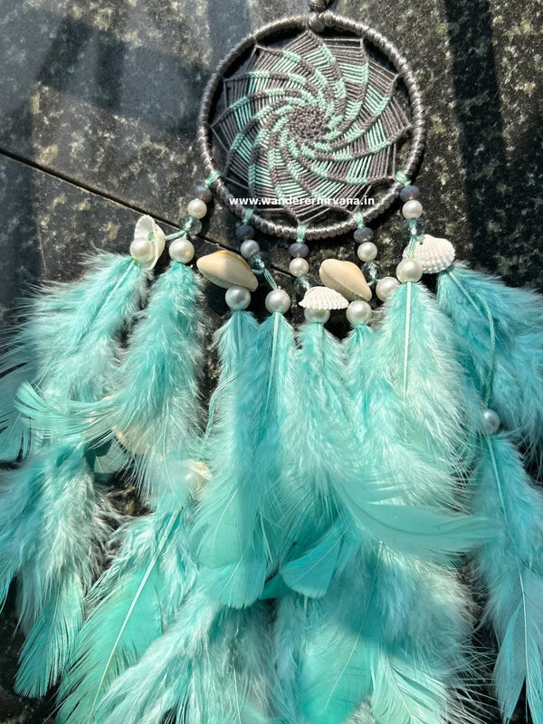 Grey-mint Car Dreamcatcher