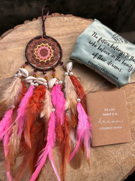 Coral Shell Dreamcatcher