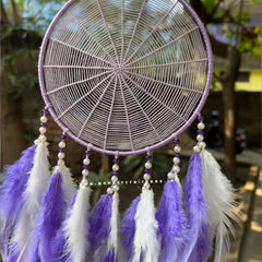 Lavender Spiral Dreamcatcher