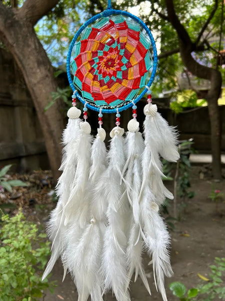 Sunset Snow Pinwheel Dreamcatcher