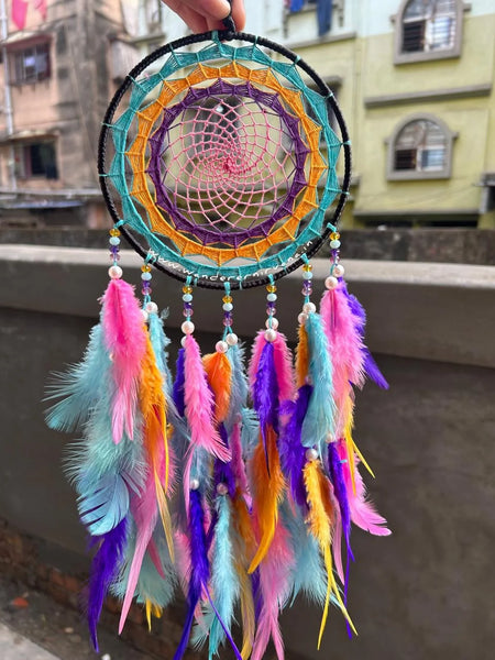 Minty Bloom Dreamcatcher