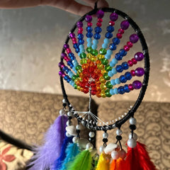 Rainbow Tree of Life Dreamcatcher