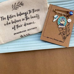 Batman EvilEye Personalised Brooch