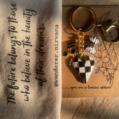 Monochrome Keychain