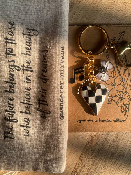 Monochrome Keychain