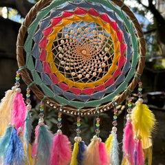 Pastel Mandala Dreamcatcher