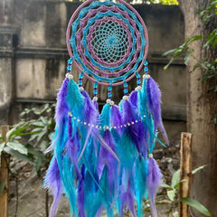 Blue Iris Dreamcatcher