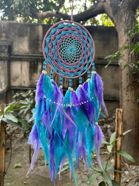 Blue Iris Dreamcatcher