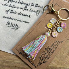 Floral Boho Bagcharm