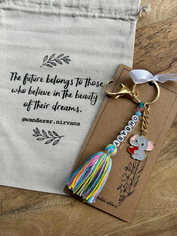 Ohbaby Elephant Keychain