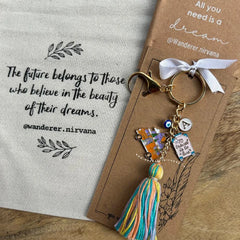 Travel Boho Keychain