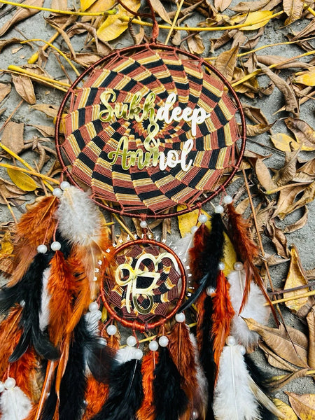 Brown Pinwheel Dreamcatcher
