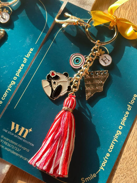 Boho Panda Keychain (Set of 2)