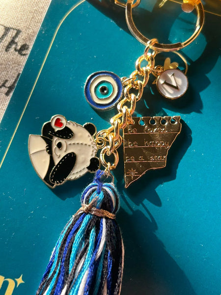 Boho Panda Keychain (Set of 2)