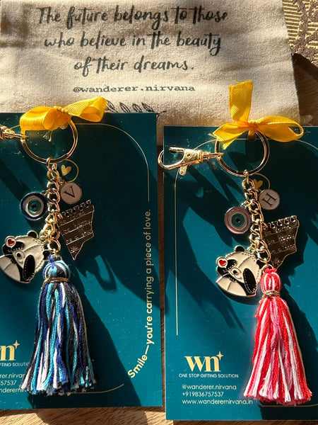 Boho Panda Keychain (Set of 2)