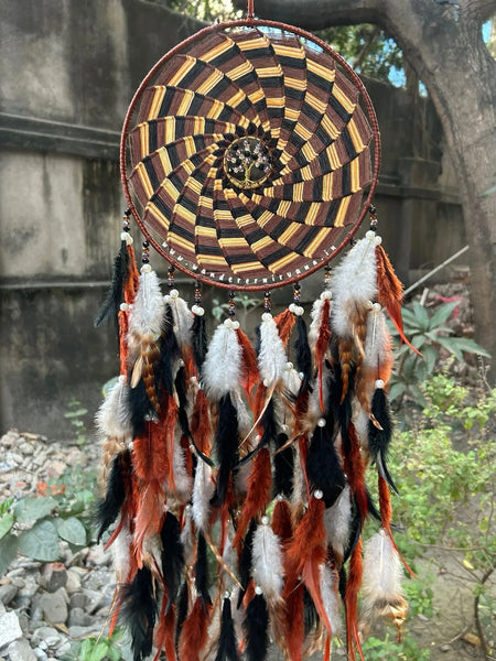 Vintage Pinwheel Tree of Life Dreamcatcher