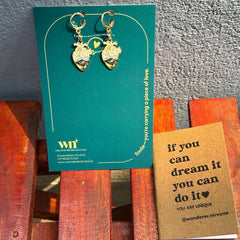 Van Gogh Heart Earrings