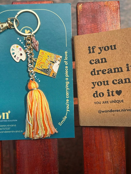 Artist Boho Keychain