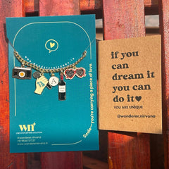 Taylor Wine Camera Personalised Bracelet