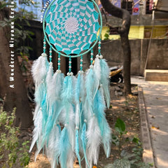 Mint Pinwheel Dreamcatcher