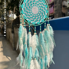 Mint Pinwheel Dreamcatcher