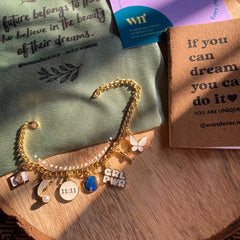 A Travel Manifested Pearl Bracelet
