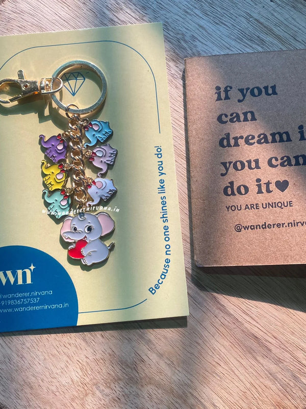 Elephant Energetic Keychain