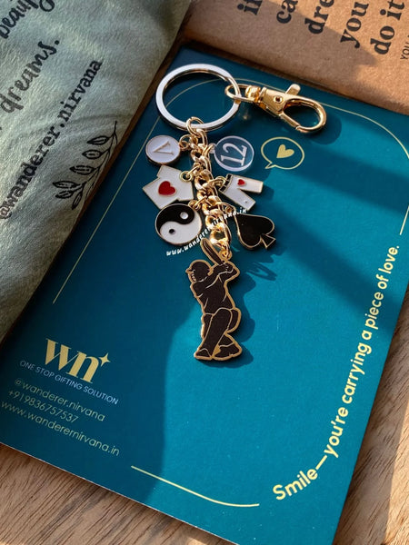 Cricket All Rounder Keychain