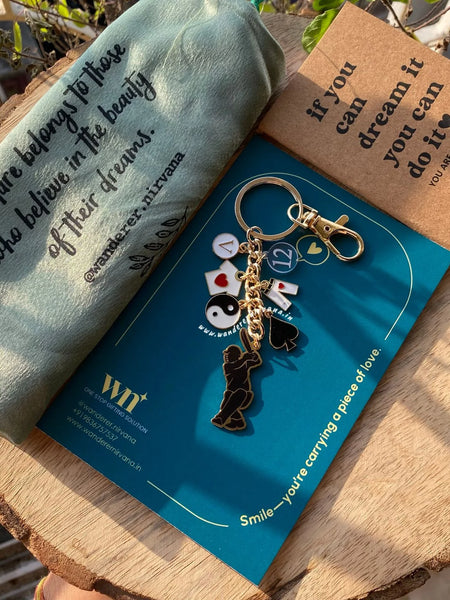 Cricket All Rounder Keychain