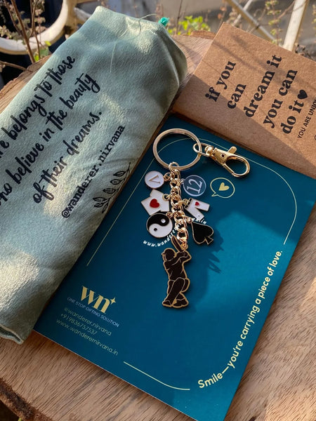 Cricket All Rounder Keychain