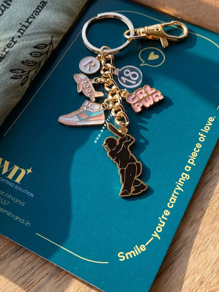 Superwoman Cricket keychain