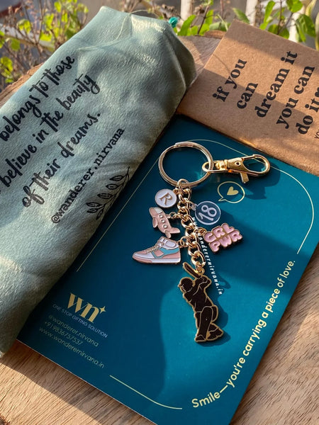Superwoman Cricket keychain