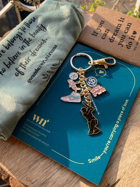 Superwoman Cricket keychain