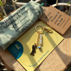 India Cricket Keychain
