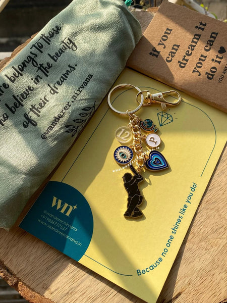 World Cup Cricket keychain