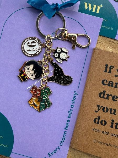 Harry the Wizard Keychain