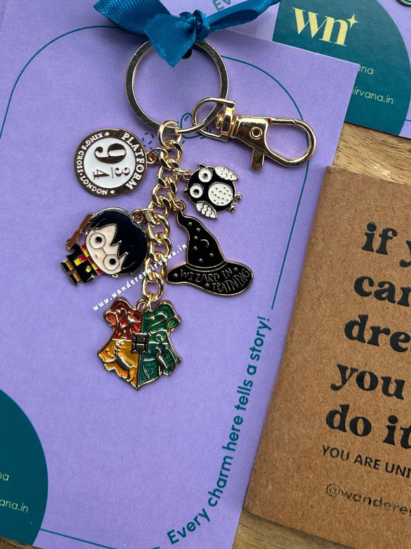 Harry the Wizard Keychain