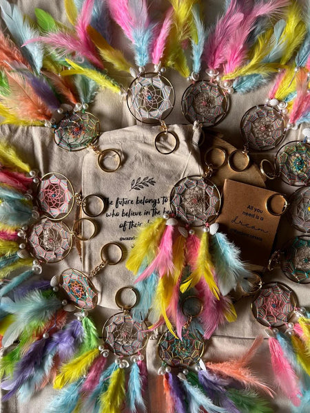 Set of 20 Dreamcatcher Keychain