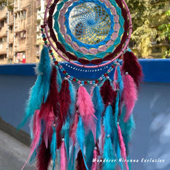 Maroon Rosy Bagh Dreamcatcher