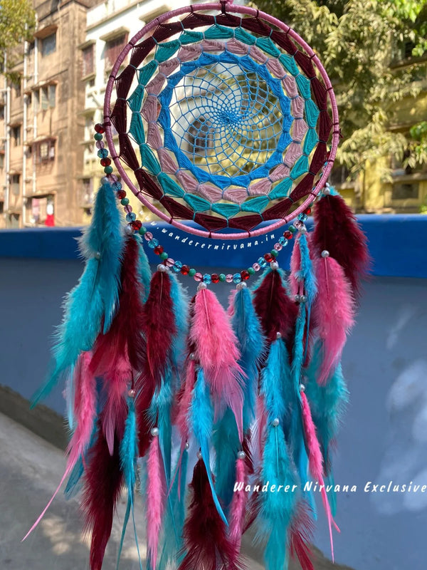 Maroon Rosy Bagh Dreamcatcher